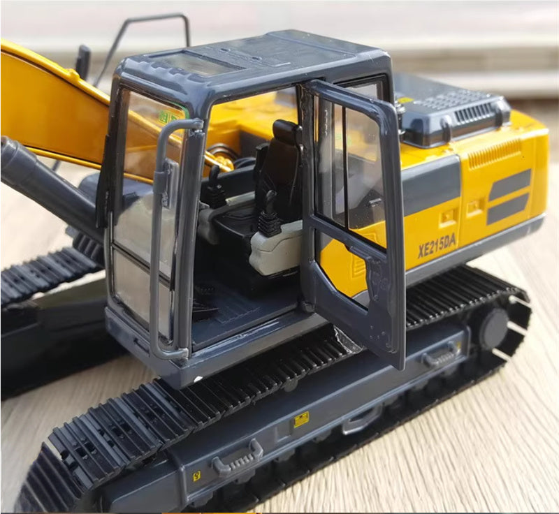 XCMG XE215DA New Excavator Yellow 1:35 Truck Pre-built Model