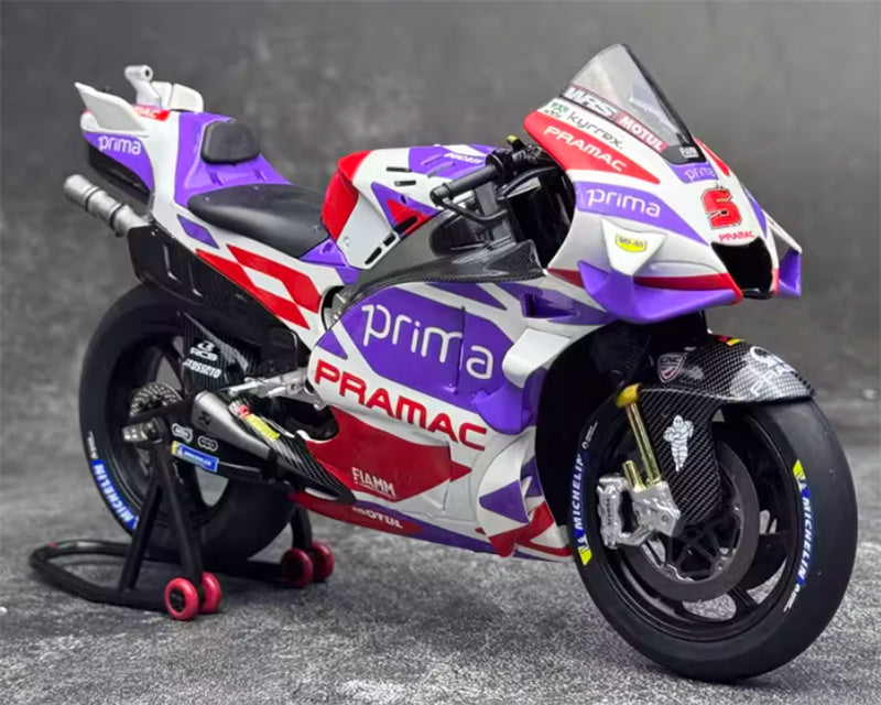 1:12 Ducati Pramac GP23 John Zarko 5# Ponma Racing Team 2023   Kiloworks  DIECAST motorcycle Model