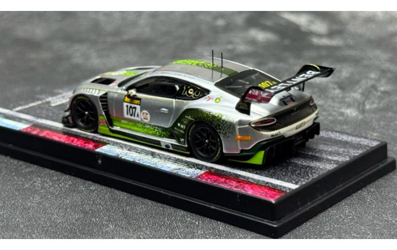 1:64 Bentley Continental GT3 2019 Silver Tarmac Works   DIECAST Model
