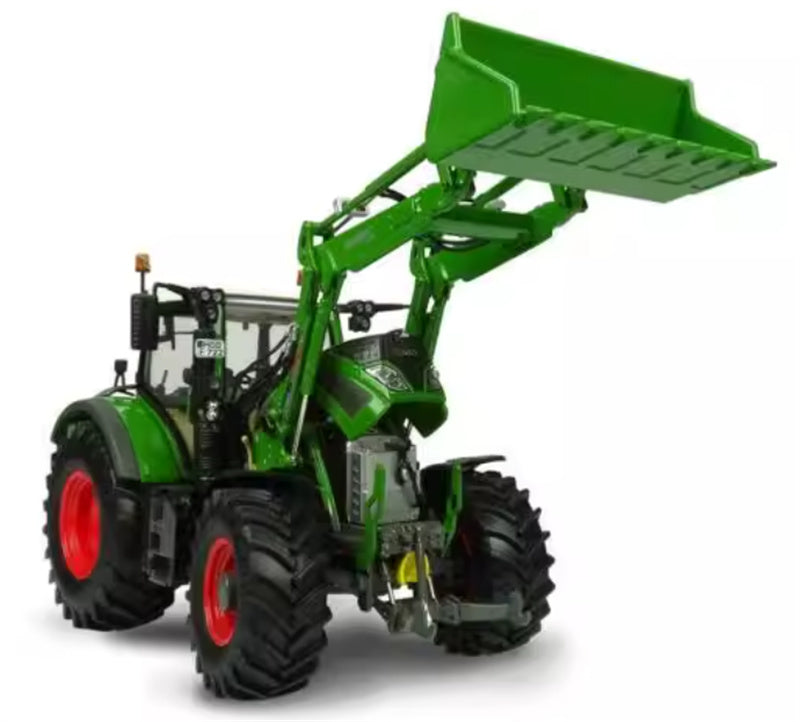 Universal Hobbies Fendt 722 Vario Agricultural Tractor With 5 X 90 CargoProfi Frontloader 1:32 Truck Pre-built Model