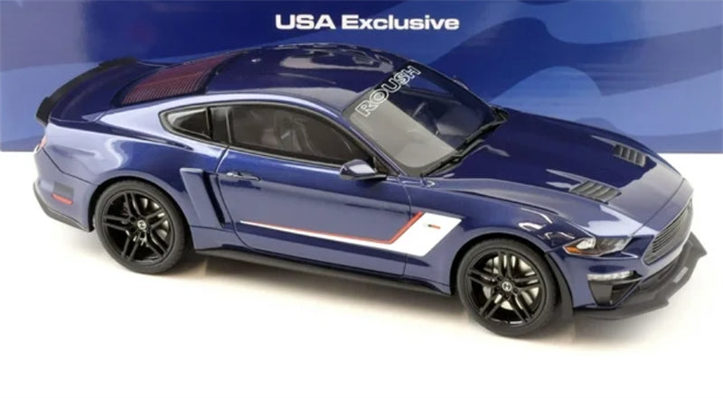 1:18 Ford Mustang Roush Stage 3 Hardtop USA 2019  Kona Blue GT SPIRIT Limited Edition 500PCS ONLY Resin Model