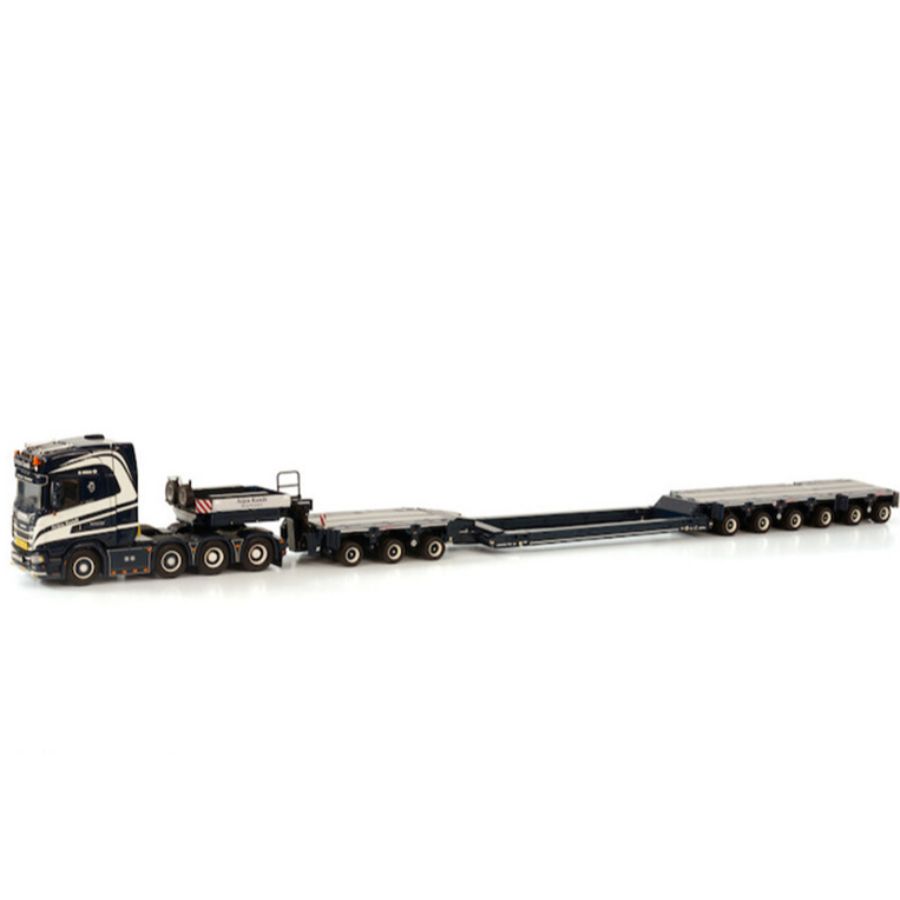 WSI SCANIA S HIGHLINE CS20H 8X4 INTER COMBI SCHEUERLE ARJEN KANDT 1:50 DIECAST Truck