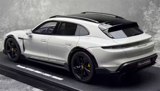 1:18 PORSCHE Taycan Turbo S Cross Turismo  off-white  GT SPIRIT  Resin Car Model