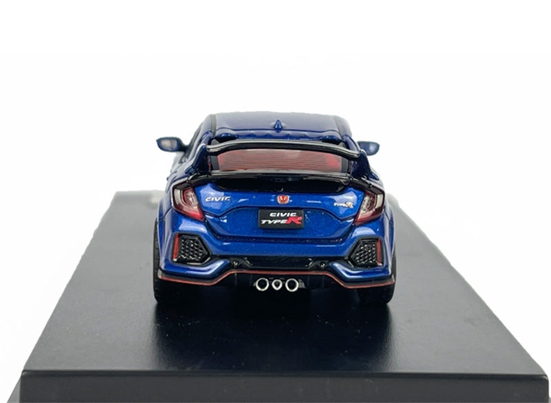 LCD-MODELS Honda Civic Type R FK8 Blue 1:64 car Pre-built Model view6