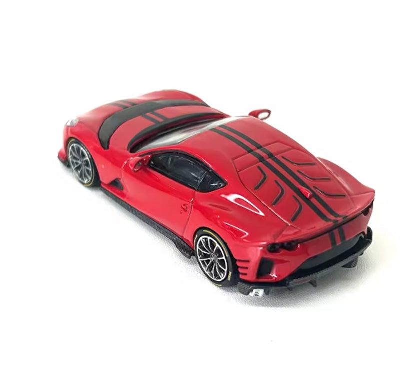 TOC Ferrari FE812C Coupe Sports ROSSO CORSA 1:64 Car Pre-built Model