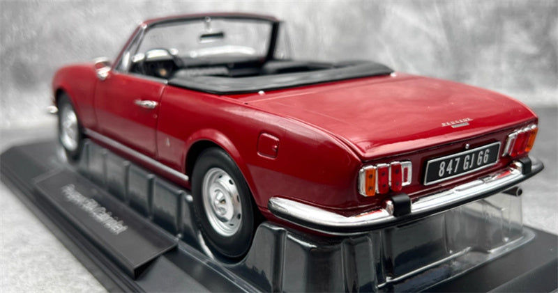 NOREV Peugeot 504 Cabriolet 1972 red 1:18 Car Pre-built Model view5