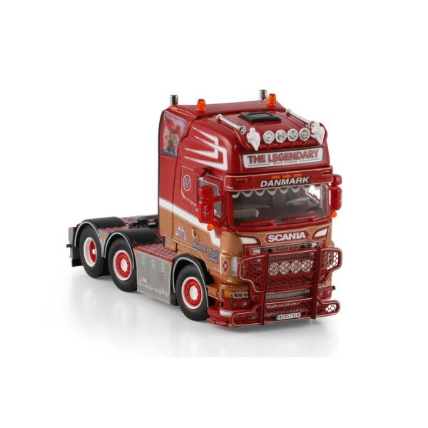 1:50 SCANIA MANUEL ROGL R6 6X2 WSI  Red DIECAST Model