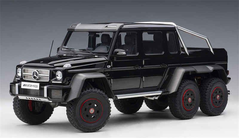 AUTOART MERCEDES BENZ G-CLASS G63 AMG 6X6 2013 Gloss Black 1/18 car Pre-a Model