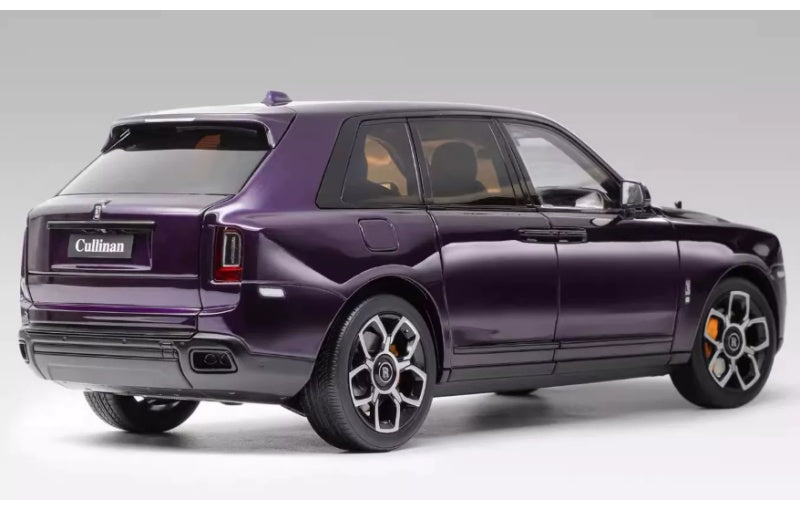 1:18 Cullinan Rolls-Royce BB wheel Limited Edition 149PCS ONLY Purple Diecast Model view4