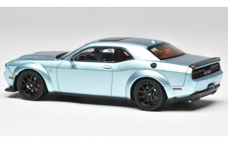 1:64 DODGE SRT Hellcat  Ice Blue Stance Hunters  Limited Edition 499PCS ONLY DIECAST Model