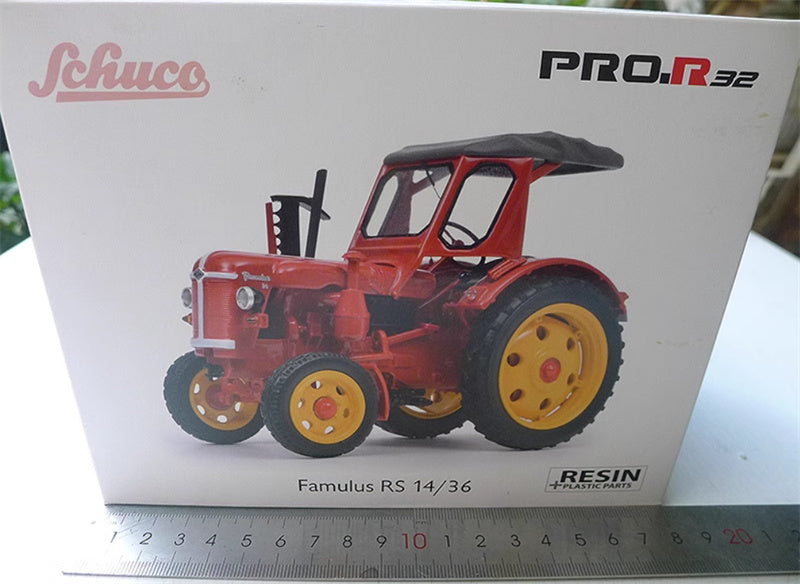 SCHUCO Famulus RS 14 36 European Classic Tractor red 1:32 Truck Pre-built Model