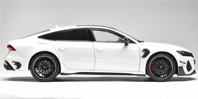 KengFai 2021 Audi RS7 C8 Sportback Pearlescent white ABT 1:18 Car Pre-built Model