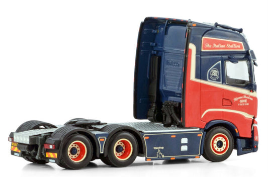 WSI IVECO S-WAY AS HIGH 6X2 TAG AXLE Bjarne Madsen GIVE 1:50 Truck Pre-built Model