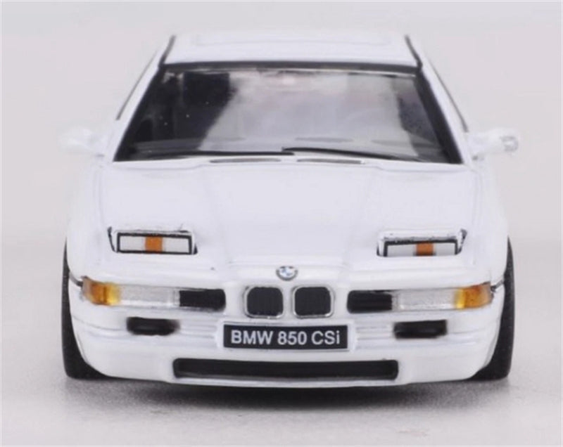 Shadow pro BMW 850 CSI White Filp-Up Light Version 1:64 car Pre-built Model view4