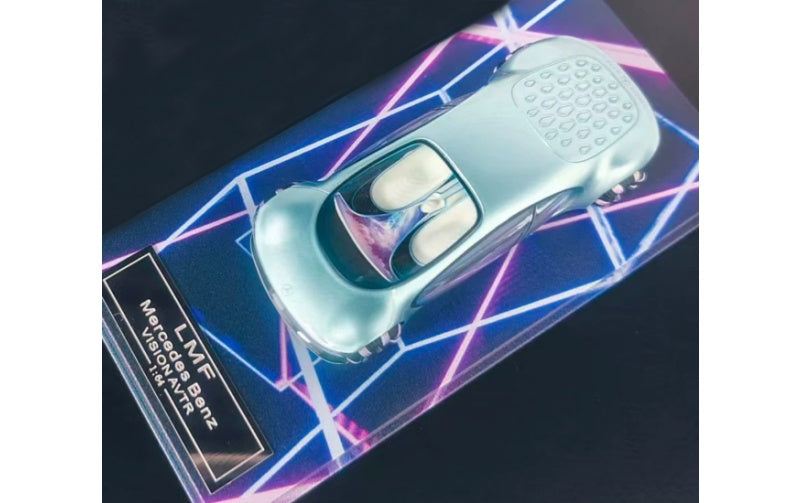 1:64 Mercedes-Benz VISION AVTR  Ice blue LeManFang  night light DIECAST Model