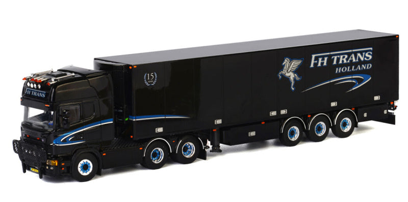 WSI  SCANIA R5 TOPLINE 6X2 REEFERTRAILER FH trans 1:50 Truck Pre-built Model