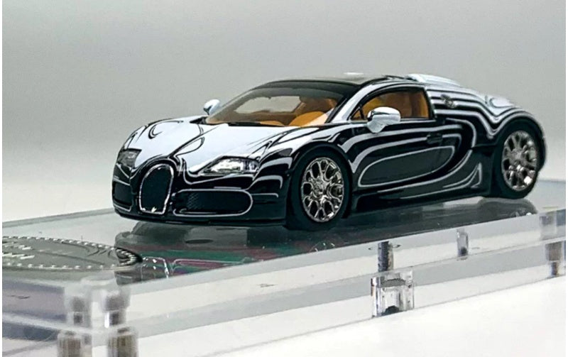 1:64 Bugatti Veyron Super Sport   Mortal Model White and black ceramic dragon Limited Edition 999PCS ONLY DIECAST Model