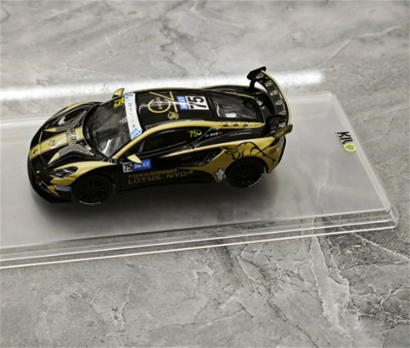 1:64 Lotus EMIRA GT4 2023 Yellow KiloWorks #75  DIECAST Model