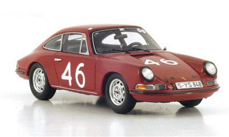 Spark Porsche 911S #46 Targa Florio 1967 RED 1:43 Car Pre-built Model view3