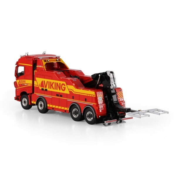 1:50 VOLVO VIKING SVERIGE FH5 FALKOM 8X4 WSI  Red Diecast Model