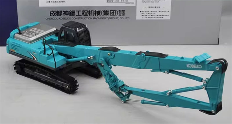KOBELCO SK480LC-8 long arm building dismantling machine 1:50 Truck Pre-built Model