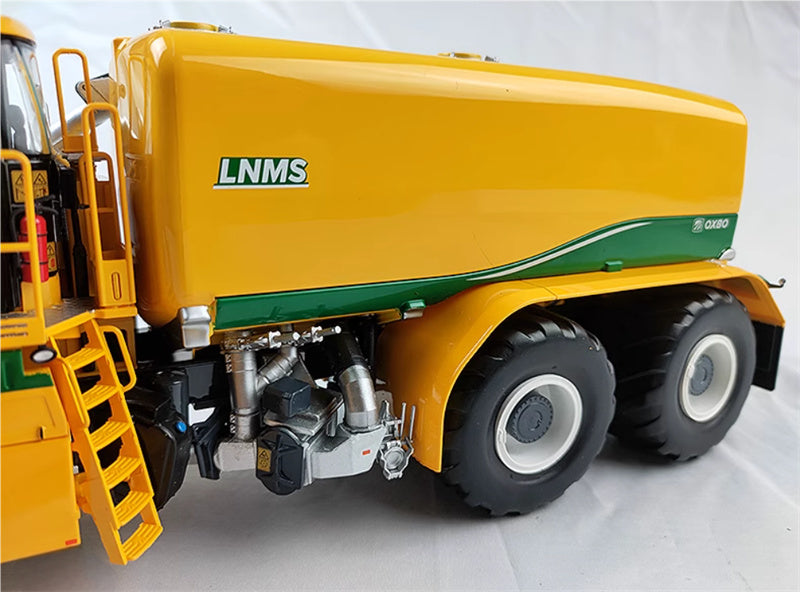 TEKNO Ploeger Oxbo 5105 LNMS tractor fertilizer applicator water tanker Yellow 1:32 Truck Pre-built Model