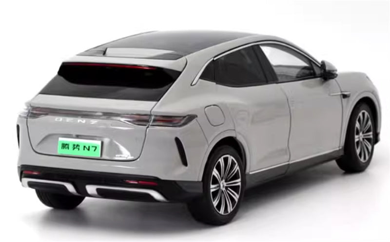 BYD Denza N7 SUV Sky Gray Spoke wheel 1:18 Car Pre-built Model view8