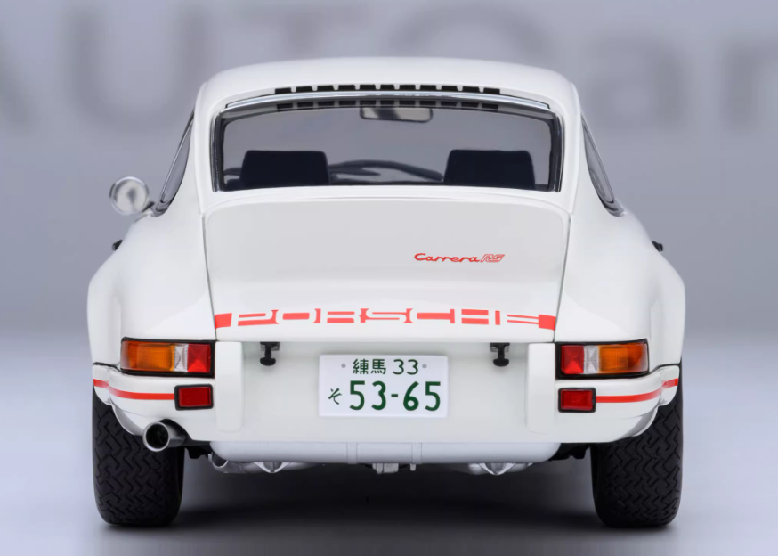 AUTOART Porsche 911 CARRERA 2.7 RS White 1:18 Car Pre-built Model view9