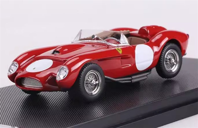 GFCC 1957 Ferrari 250 Testa Rossa Racing Red with White Circle LHD 1:64 car Pre-built Model view7