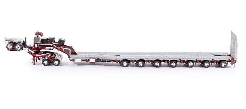 Drake 7x8 Steerable Low LoaderTrailer with 2x8 Dolly Patlin 1/50 DIECAST Truck