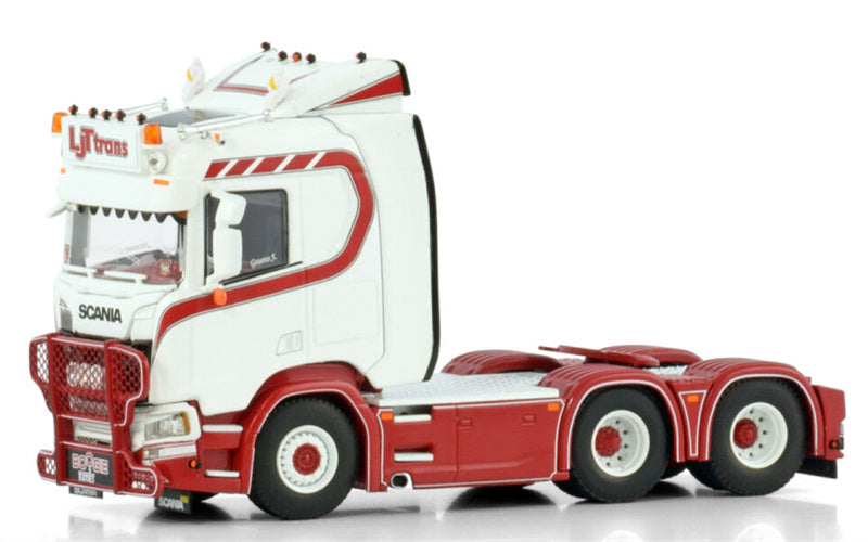 WSI SCANIA R NORMAL CR20N 6X2 TAG AXLE LJT Trans 1:50 Truck Pre-built Model