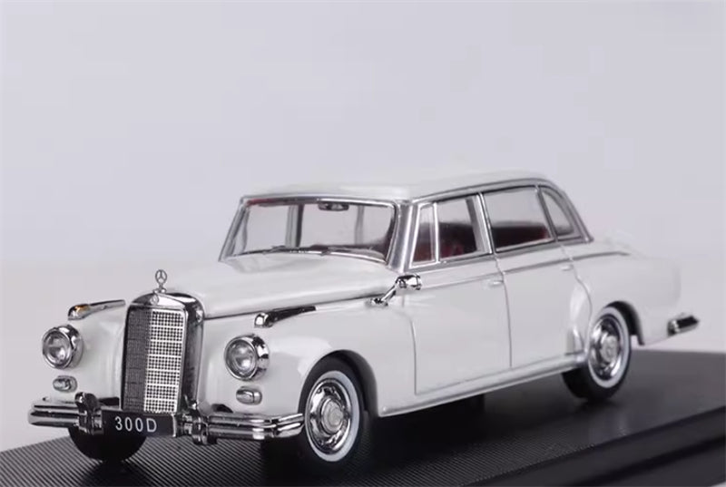 GFCC Mercedes Benz 300D 1959 classic car White LHD 1:64 car Pre-built Model view6