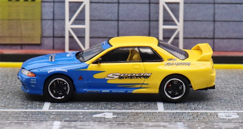 TIMEMICRO Nissan GTR R32 Z-Tune SPoon coating Limited Edition 999PCS ONLY 1:64 Car Pre-built Model view2