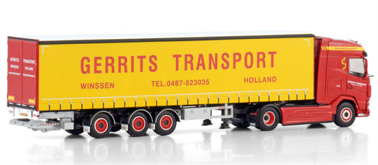 1:50 WSI DAF XG 4X2 TRIDEC CURTAINSIDE Gerrits Transport