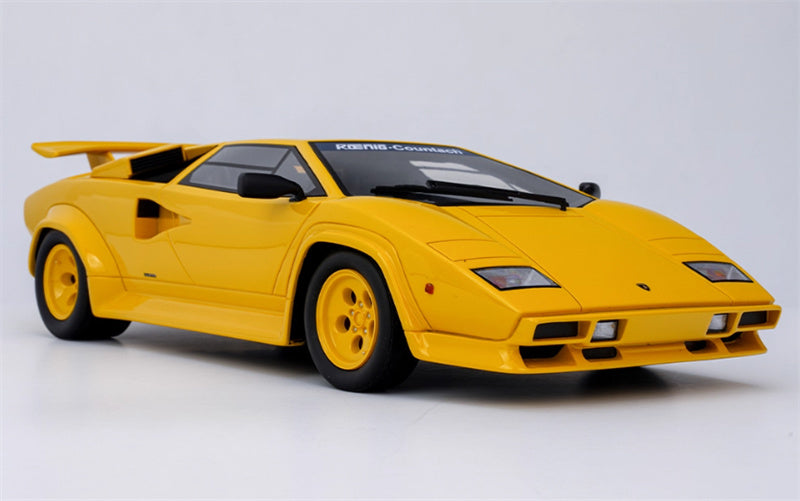 GT Spirit Lamborghini Countach KOENIG SPECIALS GT Yellow 1:18 Car Pre-built Model view10
