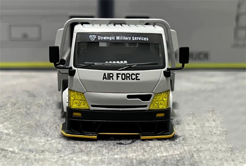 1:64 Hino H300 Air Force Custom Gray Micro Turbo DIECAST Model