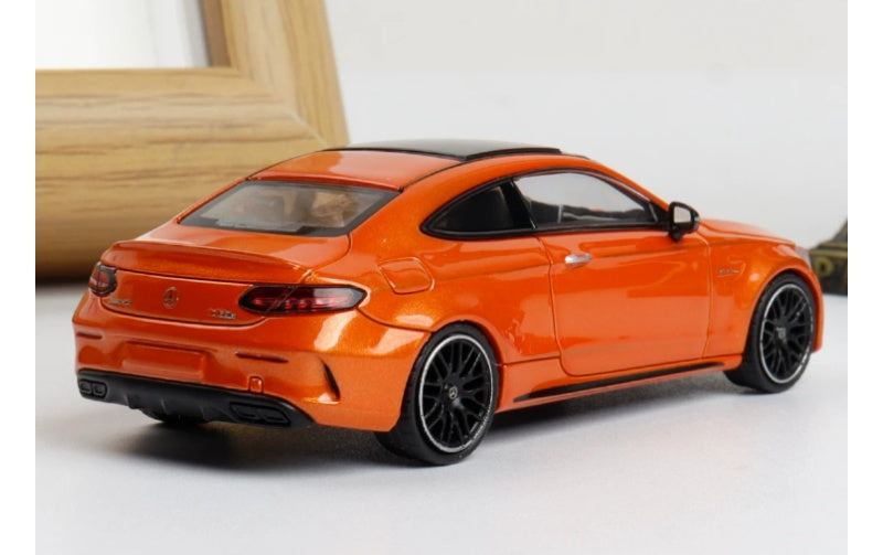 1:64 Mercedes-Benz AMG C63s  Sunset Orange Howie Model  Limited Edition 499PCS ONLY DIECAST Model