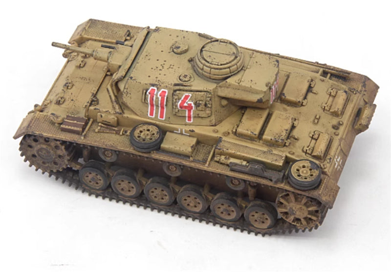 S-MODEL Tank No. 3 G-type African Army #114 1:72 Tank Pre-built Model