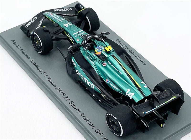 Spark Aston Martin Aramco AMR24 Saudi Arabian GP 2024 ALONSO 1:43 Car Model view3