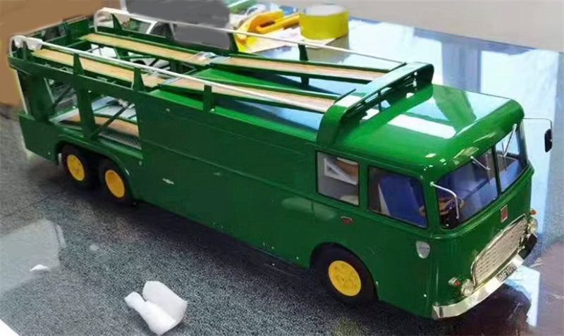 Norev Bartoletti 306/2 David Racing 1970 Transporter Green 1:18 DIECAST Truck Lorry