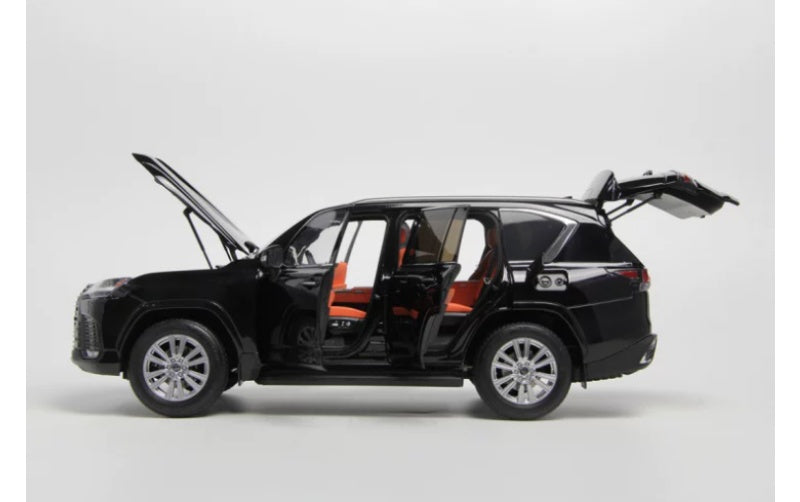 1:18 Lexus LX600 Black LCD MODELS DIECAST Truck Model