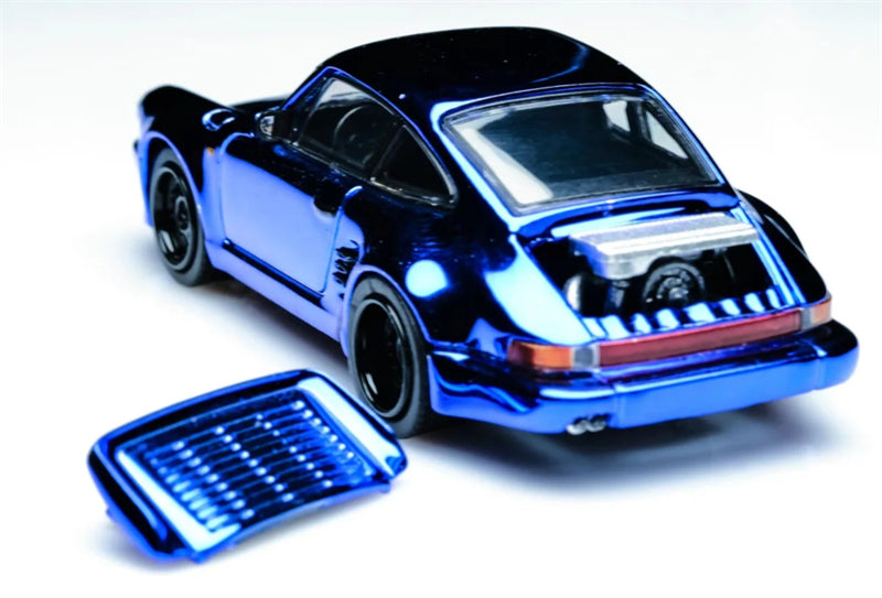 1:64 Porsche 911 930 Turbo Chrome Blue Mortal DIECAST Limited Edition 399pcs ONLY Model