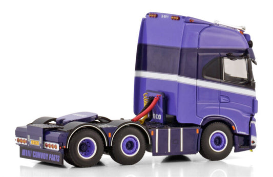 WSI IVECO S-WAY AS HIGH 6X2 TWIN STEER W. Neidhofer Transport 1:50 Truck Pre-built Model
