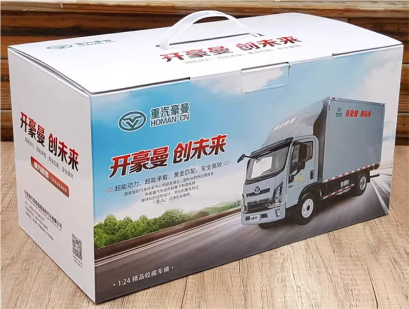 Sinotruk HOMAN M3 Light Truck grey 1:24 Truck Pre-built Model