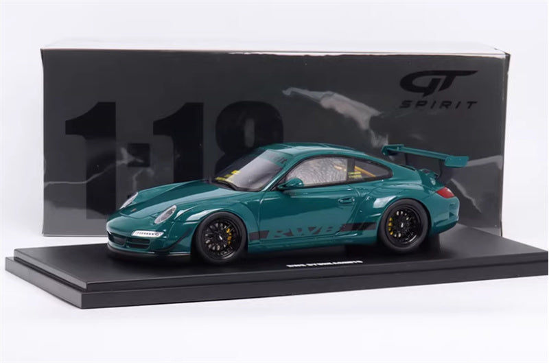 1:18 PORSCHE 911 997 RWB SYUNKASHUTO COUPE  Green  GT SPIRIT Limited Edition Resin Car Model