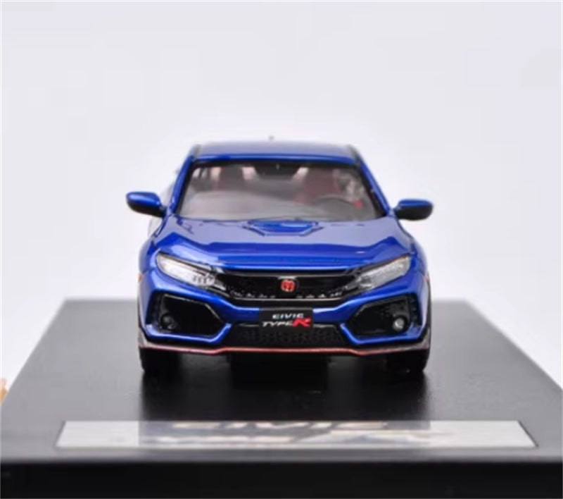 LCD-MODELS Honda Civic Type-R FK8 Blue 1:64 car Pre-built Model view5