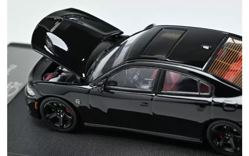1:64 DODGE Charger SRT  Dark Night Black 7CM MODEL  Limited Edition 599PCS ONLY DIECAST Model