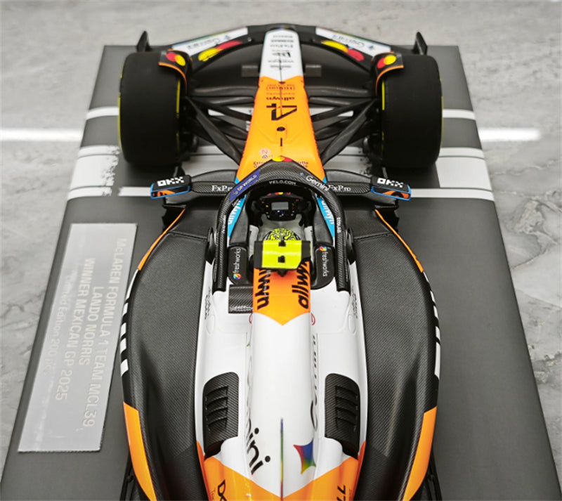 1:18 McLaren MCL39 Norris Winner Mexican 2025  MINICHAMPS Limited Edition 200PCS ONLY Resin Model