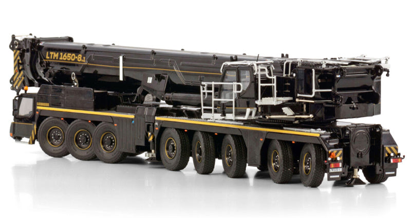 WSI  LIEBHERR LTM 1650-8.1 Crane BLACK/GOLD EDITION Premium Line 1:50 DIECAST Truck Lorry