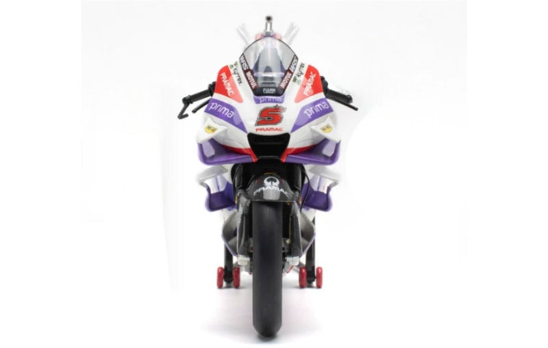 1:12 Ducati PRAMAC MOTO GP23 John Zarco 5# KiloWorks Purple White Diecast Model view7